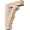 Ekena Millwork Balboa Block Smooth Bracket, Douglas Fir, 3 1/2"W x 16"D x 20"H BKT04X16X20BOA05SDF - alternate 1